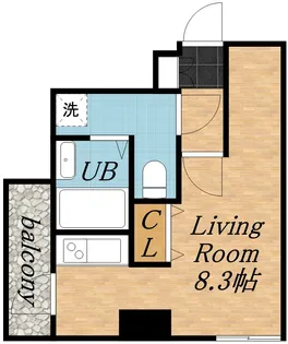 アストリア北大前【10階】の間取り