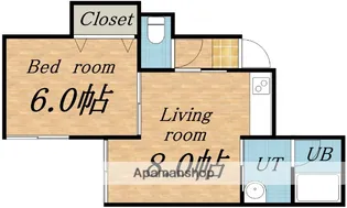 カーサノルテ麻生【2階】の間取り