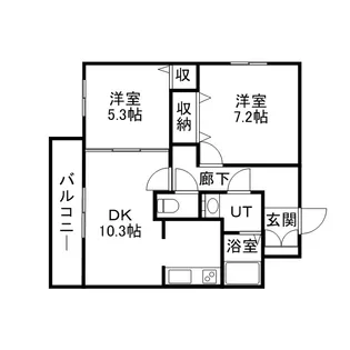 フィラコート北11条【0201号室】の間取り