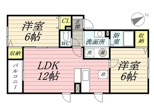 アメージングエステート I【2階】の間取り