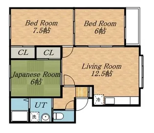 アーバンコーポラス【0102号室】の間取り