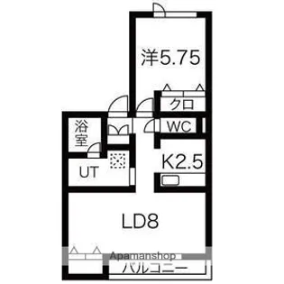 ステータス11PARTⅡ【203号室】の間取り