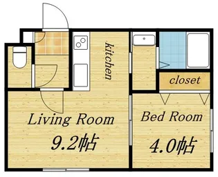 ソレイユ522【3階】の間取り