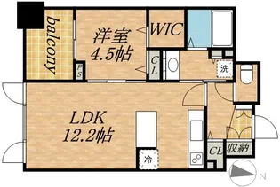 ライオンズ大通グランゼ【1001号室】の間取り