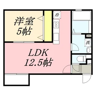 ANGEーROSE(アンジュ・ロゼ)【2階】の間取り