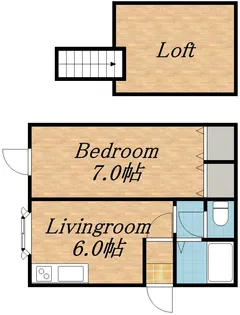 ローヤルハイツN28【203号室】の間取り