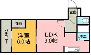 PROGRESS新琴似【301号室】の間取り