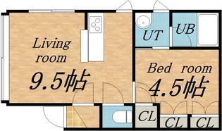 ソシアルトミイNO.73【6号室】の間取り