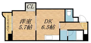 サザンシティ22【602号室】の間取り