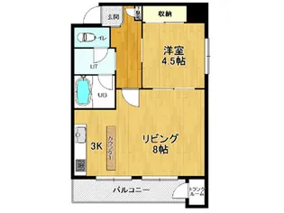 リベルティ大通【602号室】の間取り