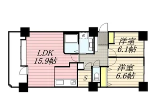 オリエンタルコート大友【1107号室】の間取り