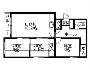 ドミ西野【401号室】の間取り