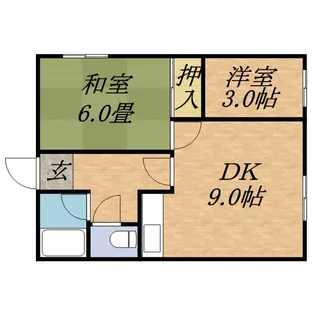 篠田ハイツ【7号室】の間取り