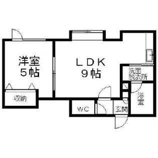 フォレストN45【206号室】の間取り