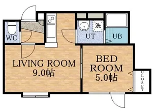グラウディ【103号室】の間取り