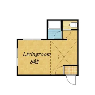 シティーコート嶺【202号室】の間取り