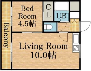 ルーファー高木【303号室】の間取り