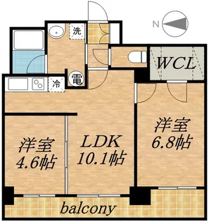 クレジデンス札幌・南4条【01202号室】の間取り