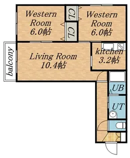 Villa Sunlit【4階】の間取り