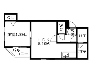 オルセー宮の森【4階】の間取り