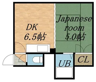 一光ハイムB【1号室】の間取り