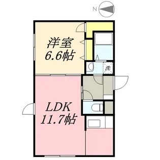 LA SAPIENZA【4階】の間取り