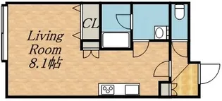 KIRA【4階】の間取り