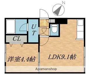 LA CORTE(ラ・コルテ)【2階】の間取り