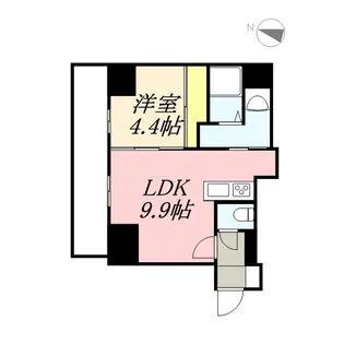 VIOLETTA (ヴィオレッタ)【5階】の間取り