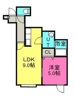 フローラ【205号室】の間取り