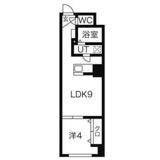 パークヒルズ中央12【7階】の間取り