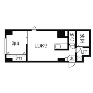 パークヒルズ中央12【6階】の間取り