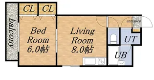 レジデンス高石【0202号室】の間取り