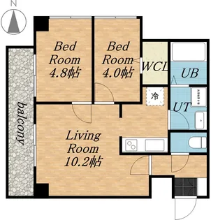 イリオスエフタ【6階】の間取り