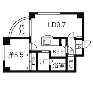 オンズドール【3階】の間取り