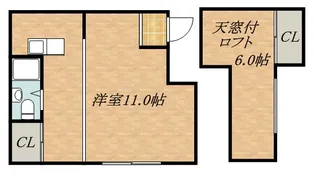 ささきハイツ【2階】の間取り