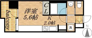 ラヴィータ410【9階】の間取り