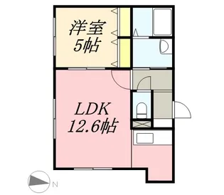 エフェクトN21【201号室】の間取り