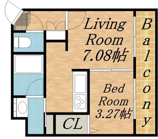 Msena 麻生(エムセーナ)【205号室】の間取り