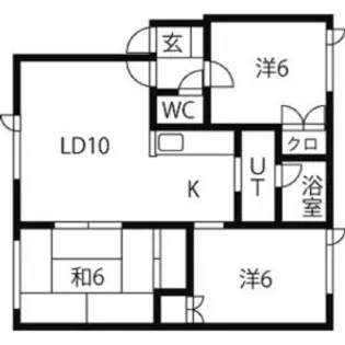 メゾンド堤Ⅱ【0202号室】の間取り