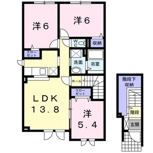 ウィステリア【2階】の間取り
