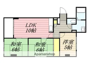 サンシティ32【3階】の間取り
