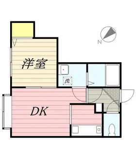 カーサ セティーモ【00101号室】の間取り