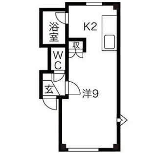 ハイアット麻生【105号室】の間取り