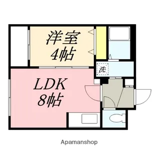 クローバー円山鳥居前【5階】の間取り