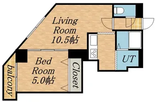 パークヒルズ円山【9階】の間取り