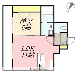 ブロス・ラ・リベルタ【9階】の間取り