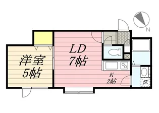 メゾンド咲良【1階】の間取り