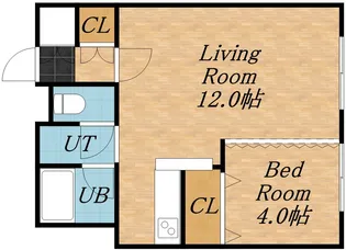 インターナショナルビル【402号室】の間取り
