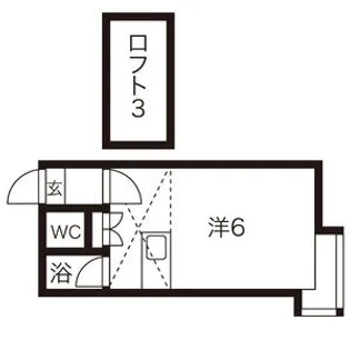 マクセル北28条【A103号室】の間取り